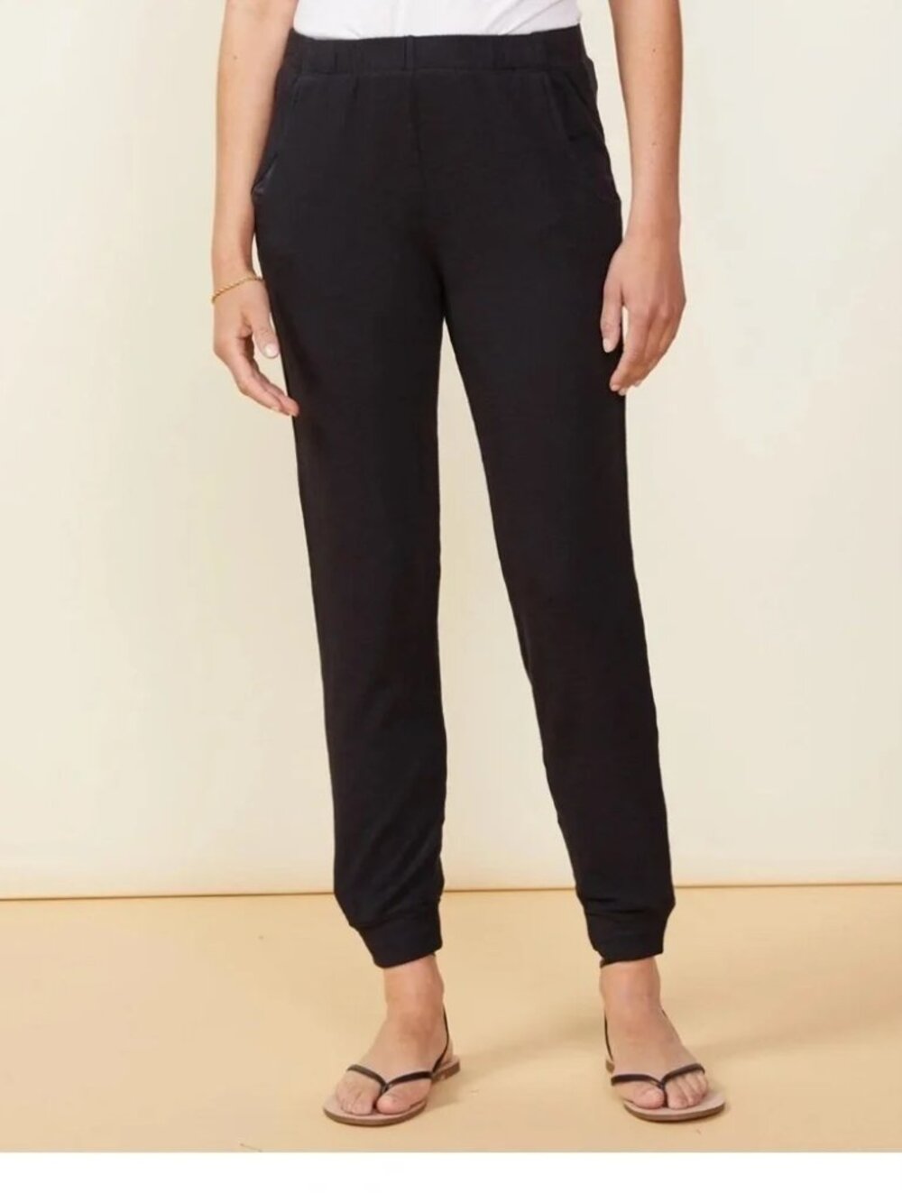 Monrow Classic Supersoft Black Joggers XS - Picture 3 of 7